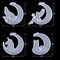 LET'S RESIN Resin Molds, Crescents Moon Molds, Epoxy Molds, Silicone Molds for Epoxy Resin, Wolf with Moon, Cat with Moon, Unicorn with Moon